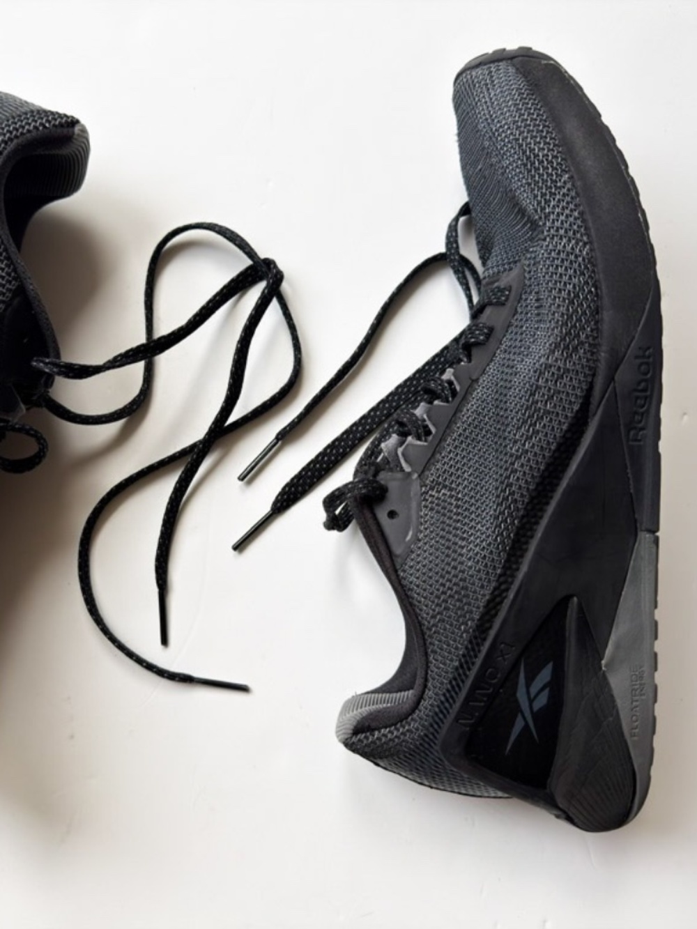 Reebok Nano X1 Shoes Black and Grey Men's Size 10.5 - Picture 3 of 12